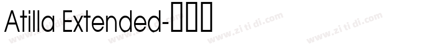 Atilla Extended字体转换
